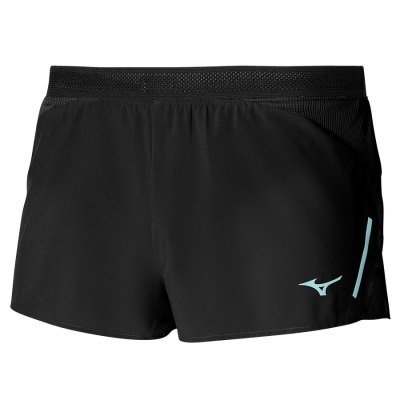 Pantalones Cortos Mizuno AERO Split 1.5 Hombre Negros - Chile M039SBEWOC